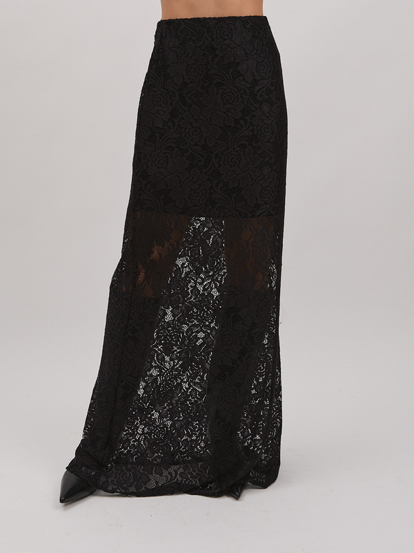 Spódnica koronkowa CORA- czarna