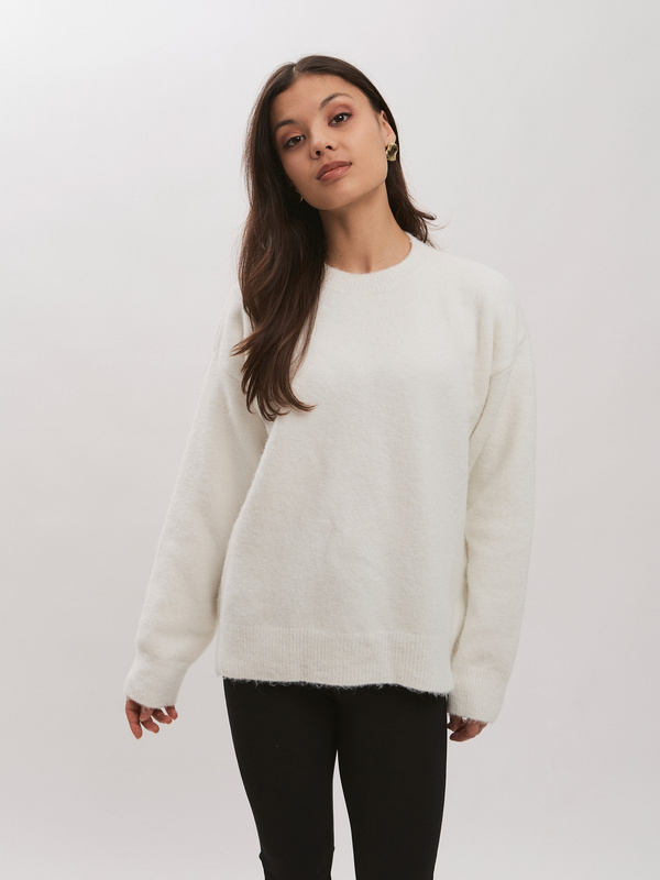 Sweter damski LUNA- kremowy