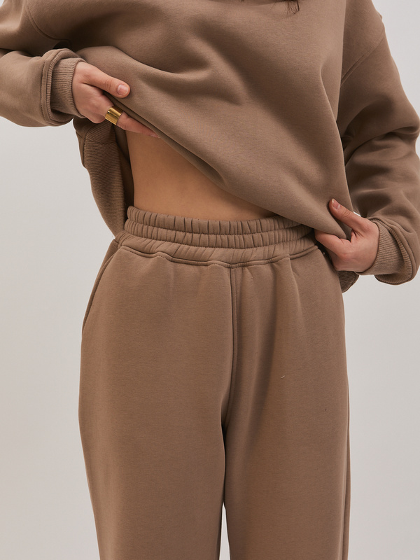 Dresy damskie ocieplane CUDDLE- beżowe