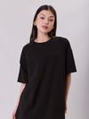 Czarny T-shirt Oversize CLOUD