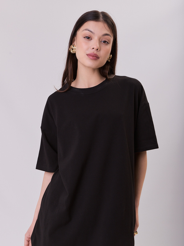 Czarny T-shirt Oversize CLOUD