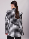 Marynarka damska taliowana pepitka – CLASSIC CHECK