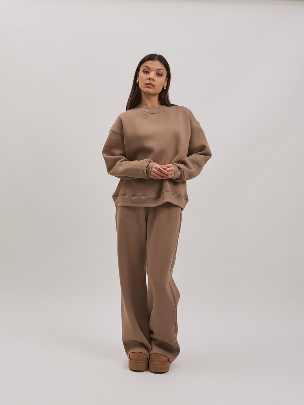 Dresy damskie ocieplane CUDDLE- beżowe