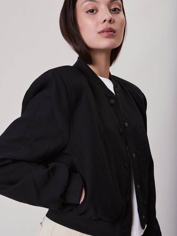 Czarna bomberka damska NOIR EDGE