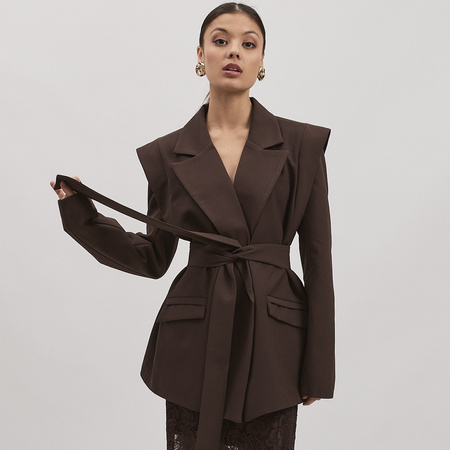 Marynarka damska ICON – brązowa