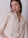Marynarka damska krótka minimalistyczna – LINE COTTON