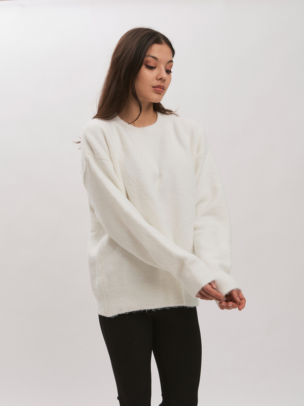 Sweter damski LUNA- kremowy