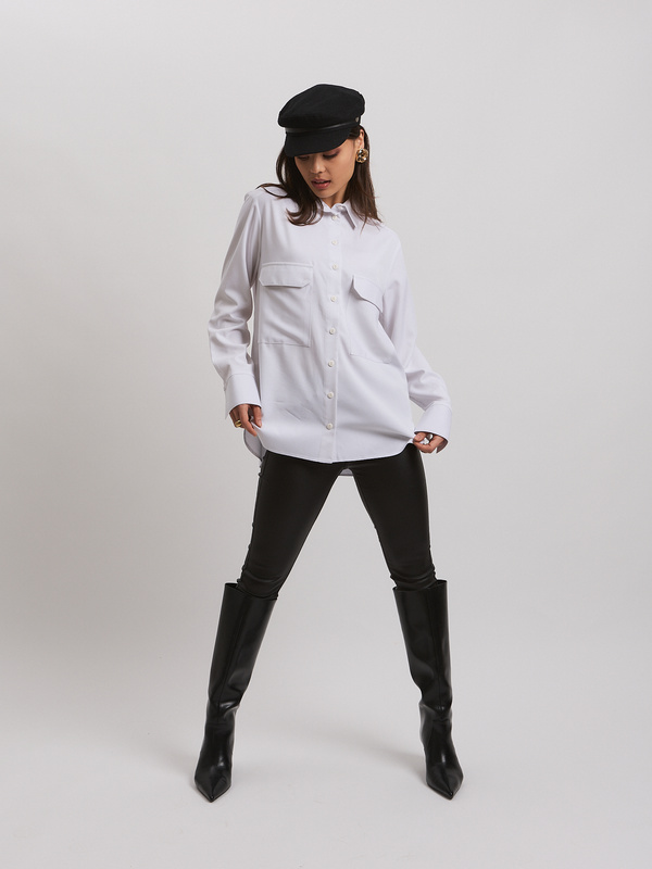 Koszula damska CLASSIC – biała