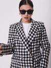 Marynarka damska taliowana pepitka – CLASSIC CHECK