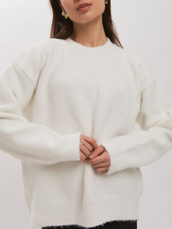 Sweter damski LUNA- kremowy