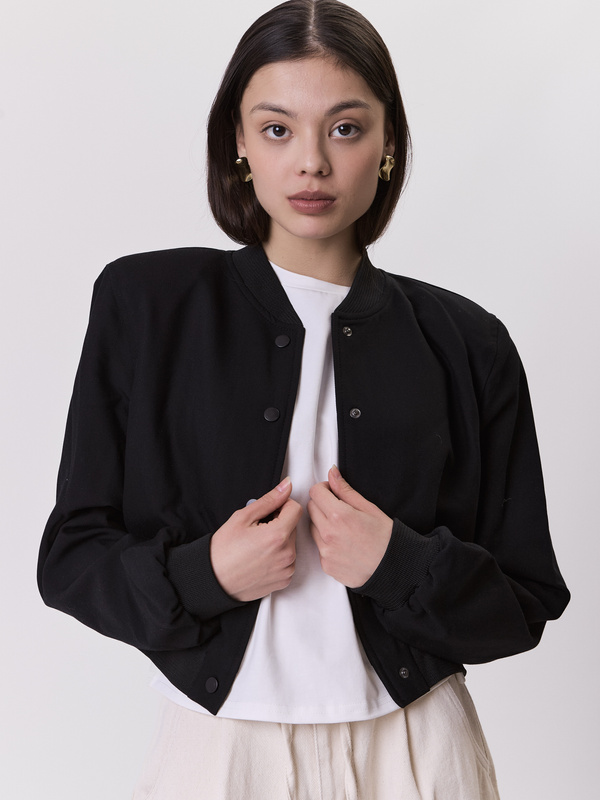 Czarna bomberka damska NOIR EDGE