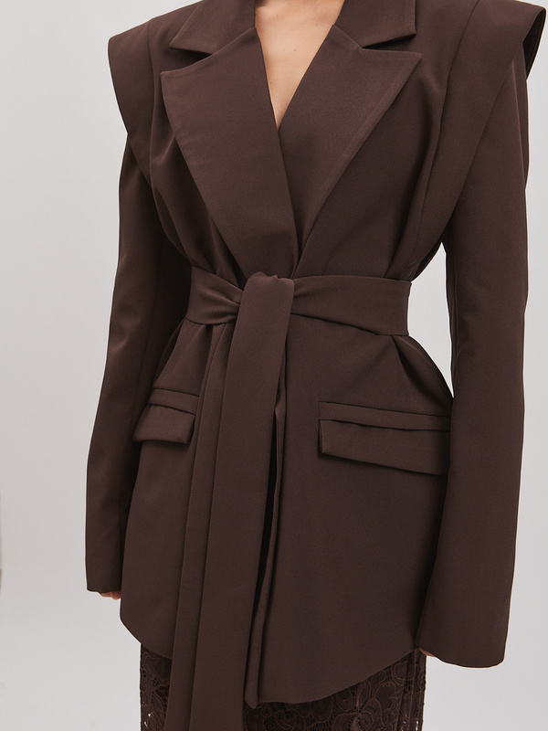 Marynarka damska ICON – brązowa