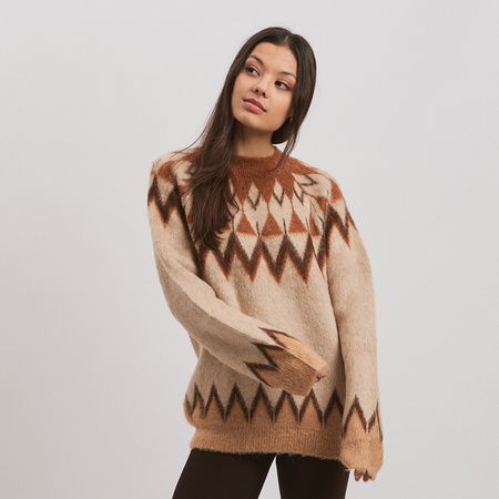 Sweter damski MOKA– beżowy