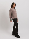 Sweter damski z alpaki i wełny MARE- taupe