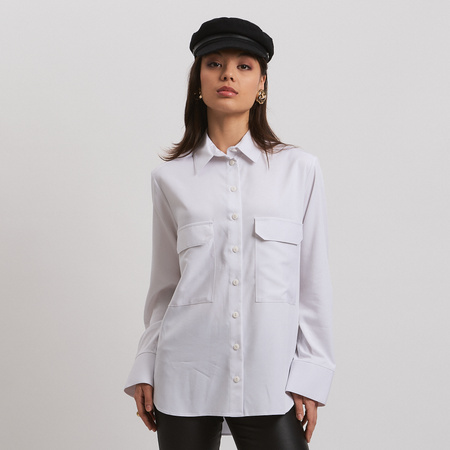 Koszula damska CLASSIC – biała