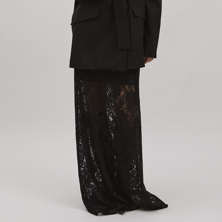 Spódnica koronkowa CORA- czarna