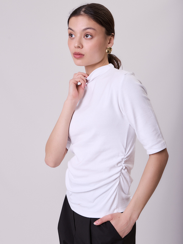 Bluzka damska biała z modalu – GIA