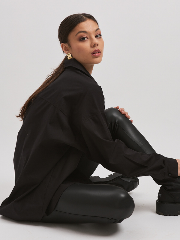 Koszula damska LEA – czarna