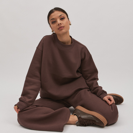 Dresy damskie ocieplane CUDDLE- brązowe