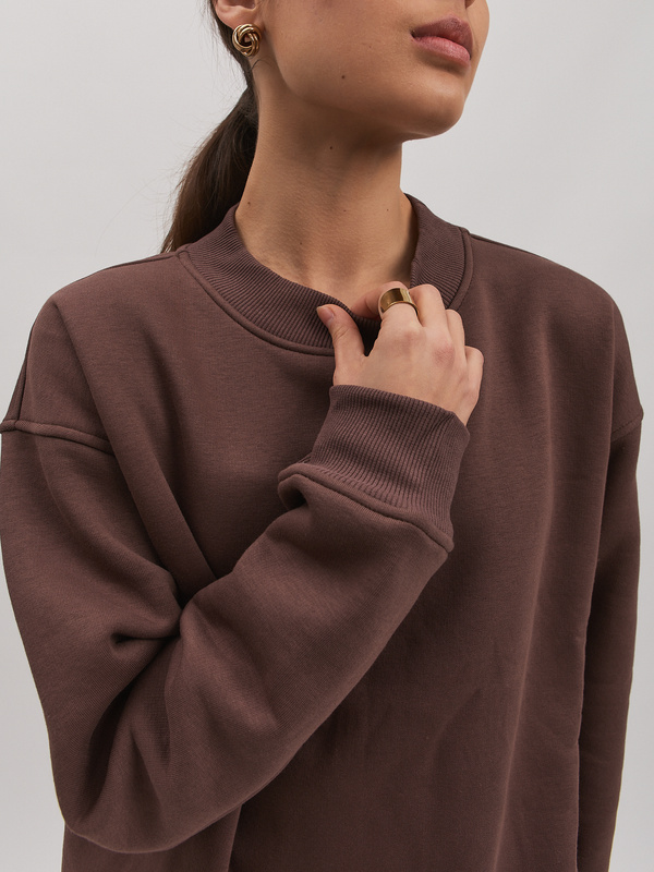 Dresy damskie ocieplane CUDDLE- brązowe