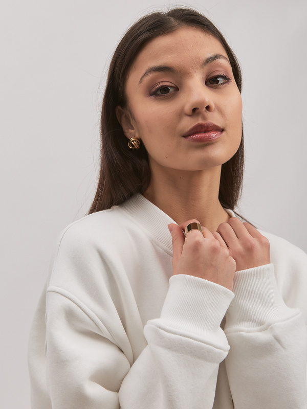 Dresy damskie ocieplane CUDDLE- kremowe