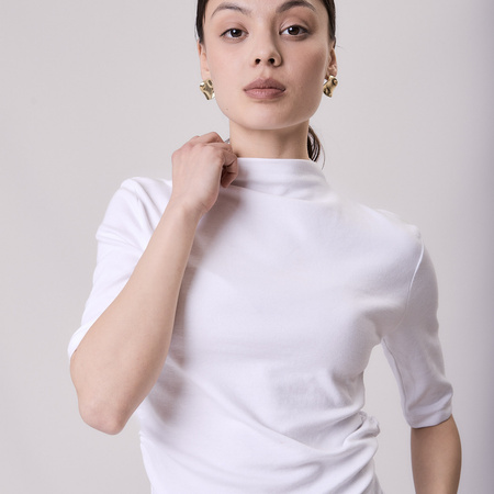 Bluzka damska biała z modalu – GIA