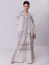 Komplet Geo Grace Kremowy