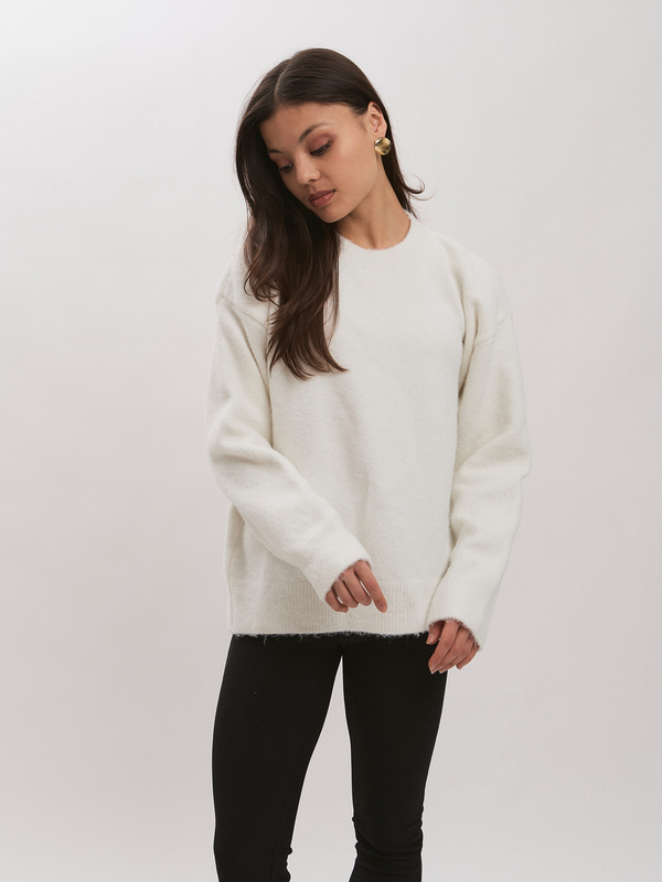 Sweter damski LUNA- kremowy