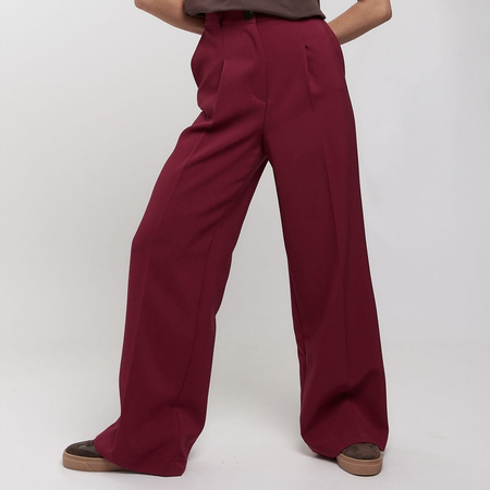 Spodnie damskie bordowe SOLO