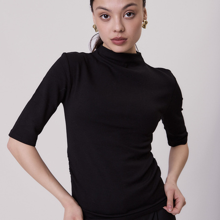 Bluzka damska czarna  z modalu – GIA