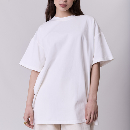 Kremowy T-shirt Oversize CLOUD